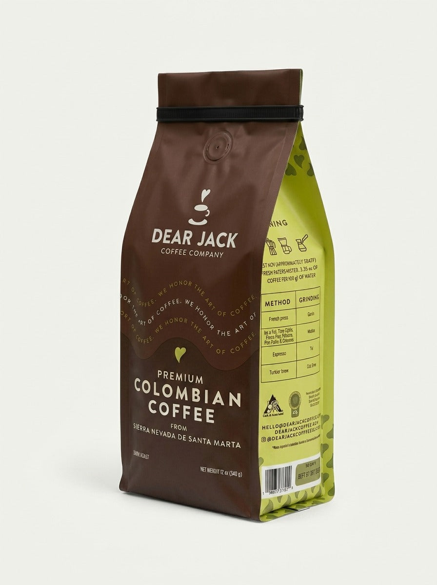 Premium Colombian Coffee Dark Roasted | Sierra Nevada de Santa Marta | Whole Bean or Ground